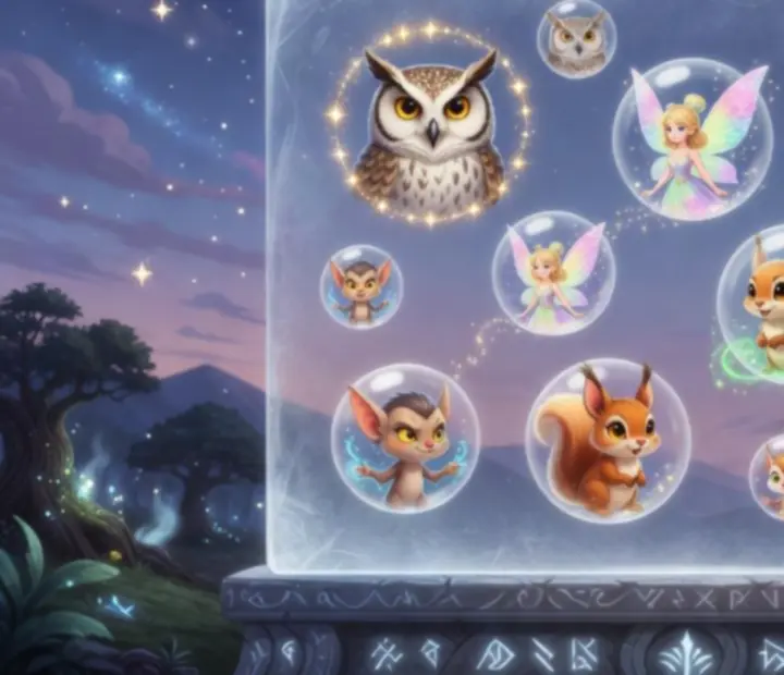 Kouzelná galerie magických postav ze světa Bubble Witch 3 Saga