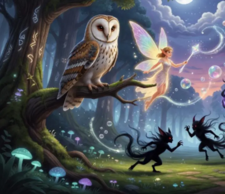 Temnější magické bytosti a protivníci v kouzelném lese